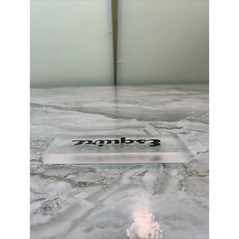 Esquire Store Display Promo Clear
